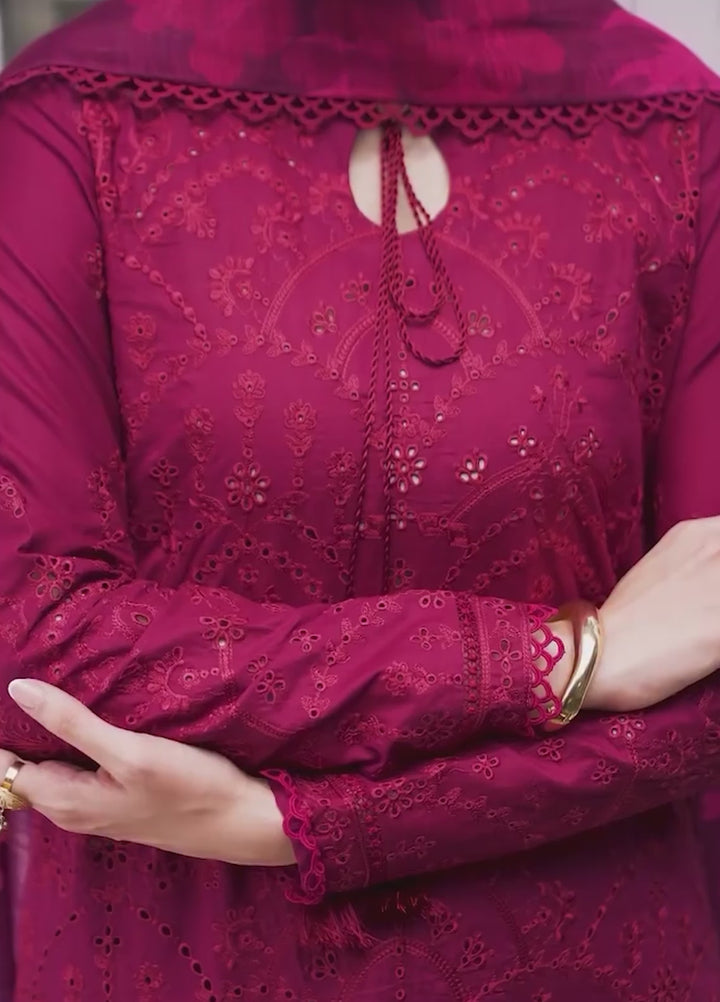 Zarif Unstitched Embroidered Lawn 3 Piece Suit ZR26ULF FREYA 05 - Festive Collection