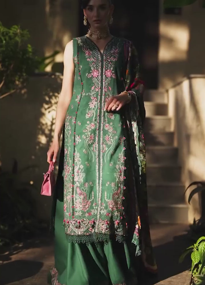 Ariya by Kanwal Malik Unstitched Embroidered Luxury Lawn 3 Piece Suit KM26UA D-8 SERENA - Summer Collection