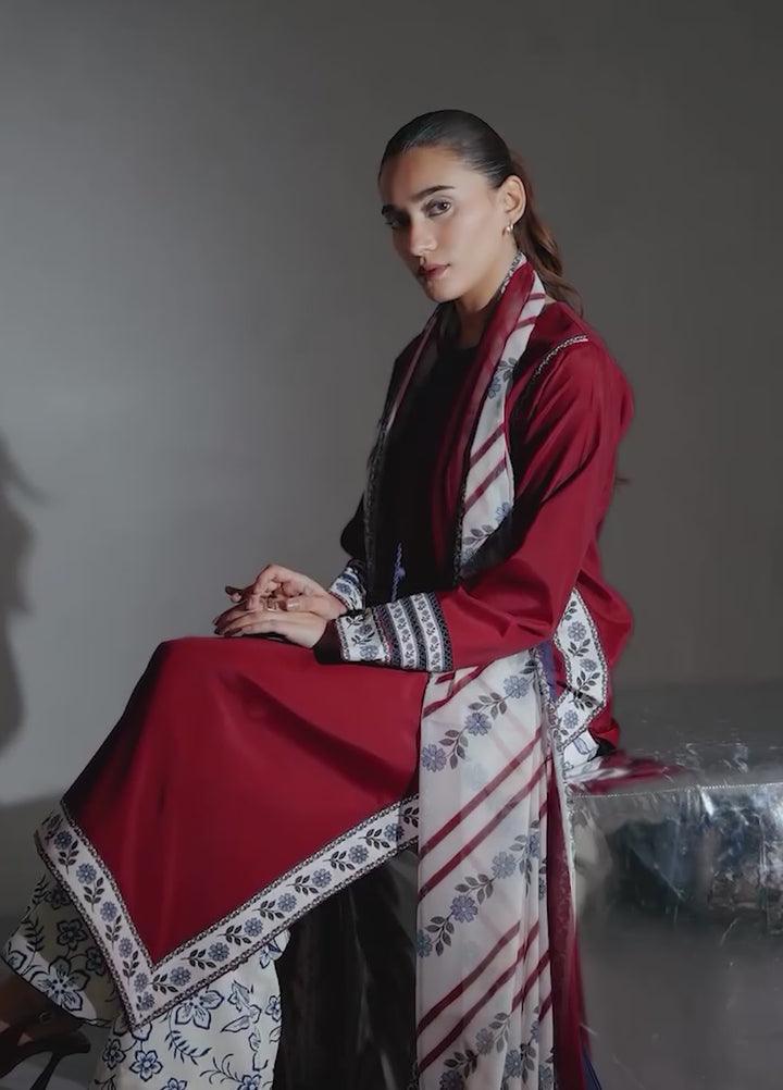 Hidden Garden by Jahaan RTW Printed Crepe 3 Piece Suit Aurora Casual Collection