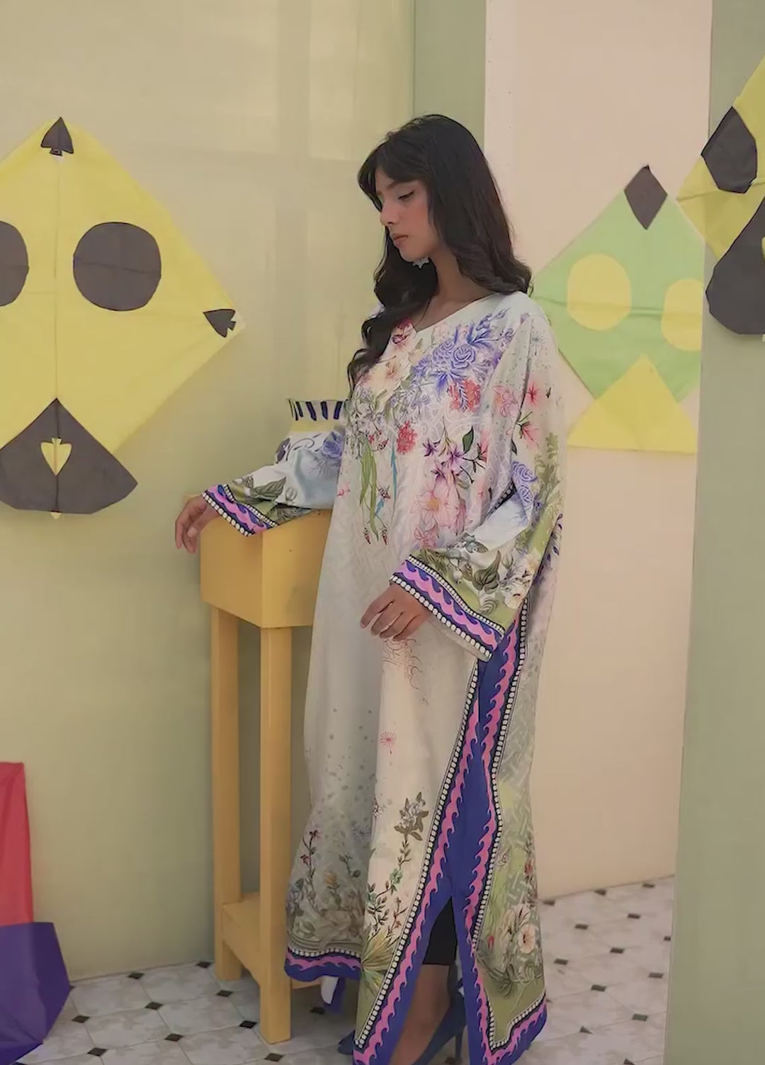 Printnation by Anayra Amal Unstitched Printed Ploy Raw Silk 1 Piece Pattern Play - Casual Collection