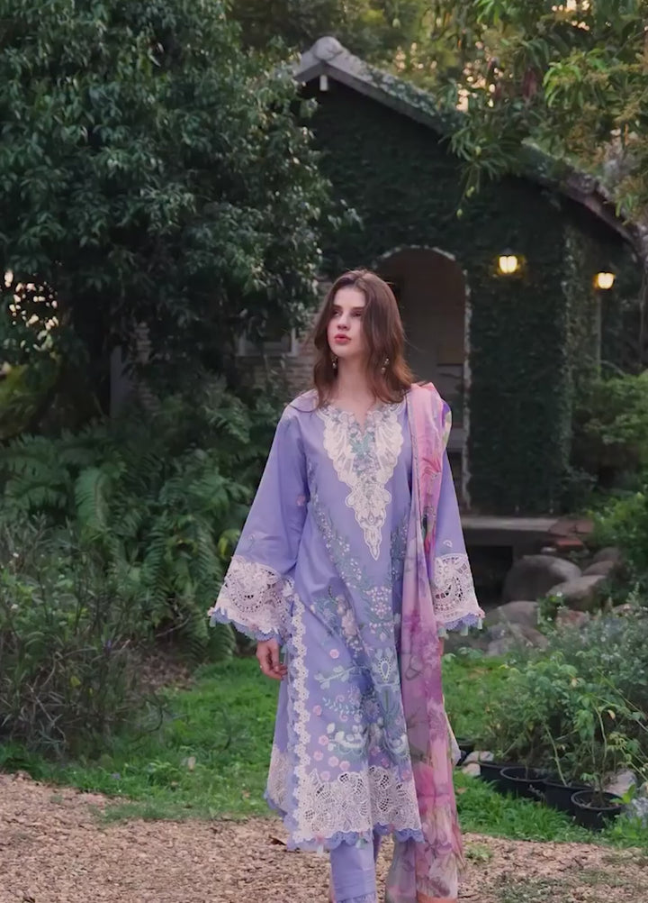 The Secret Garden by Mushq Unstitched Embroidered Lawn 3 Piece Suit MU26ULSG Hidden Dahlia HUNSS260207 - Festive Collection
