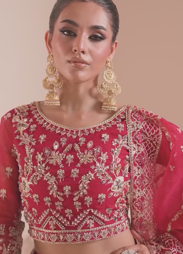 Naqash e Naaz by Waresha 3 Piece Hand work Organza WB-04 GULNAAR - Formals Collection