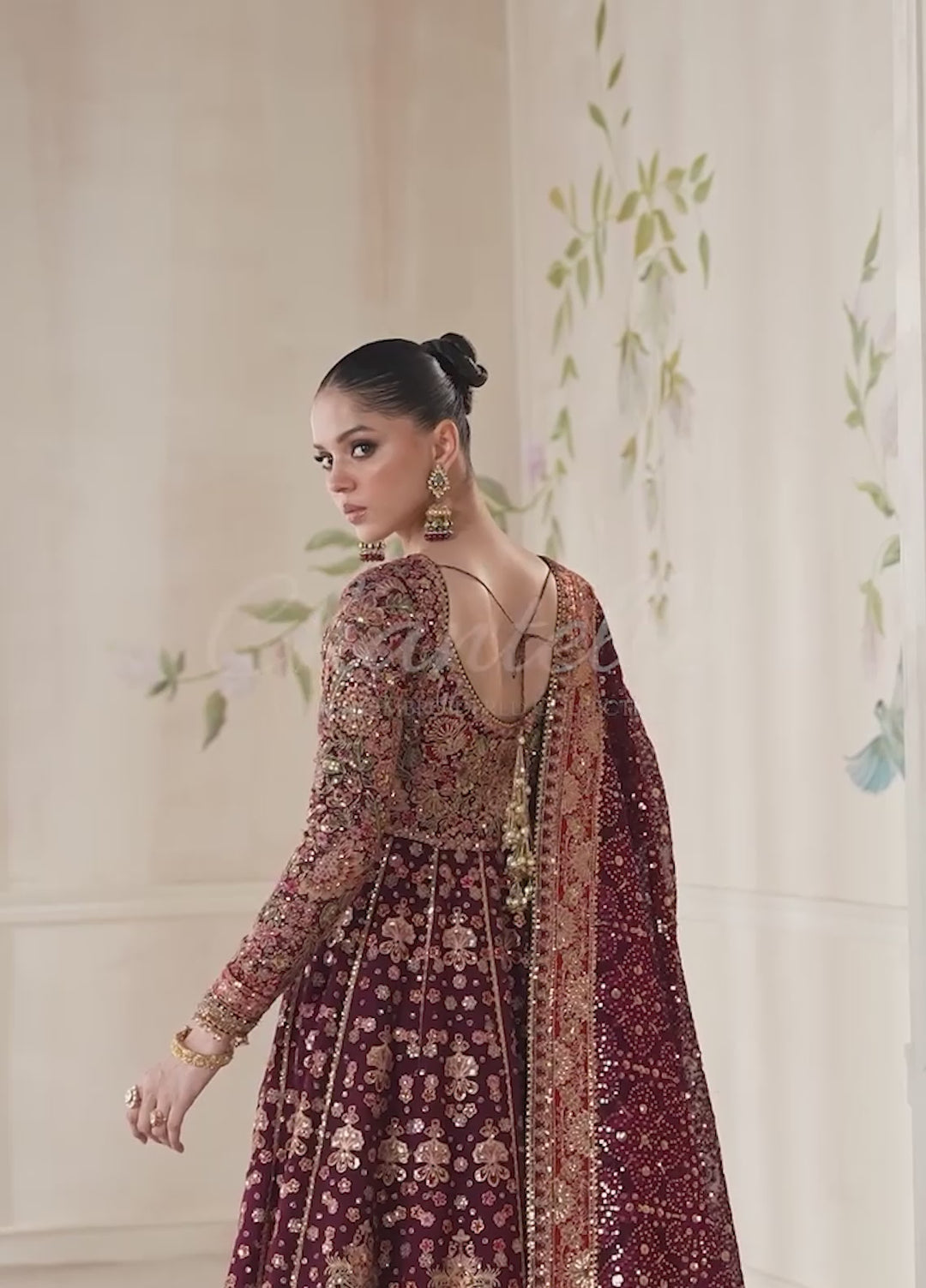 Chantelle by Baroque Unstitched Embroidered Chiffon 3 Piece Suit BQ26UCF V14-D05 - Festive Collection