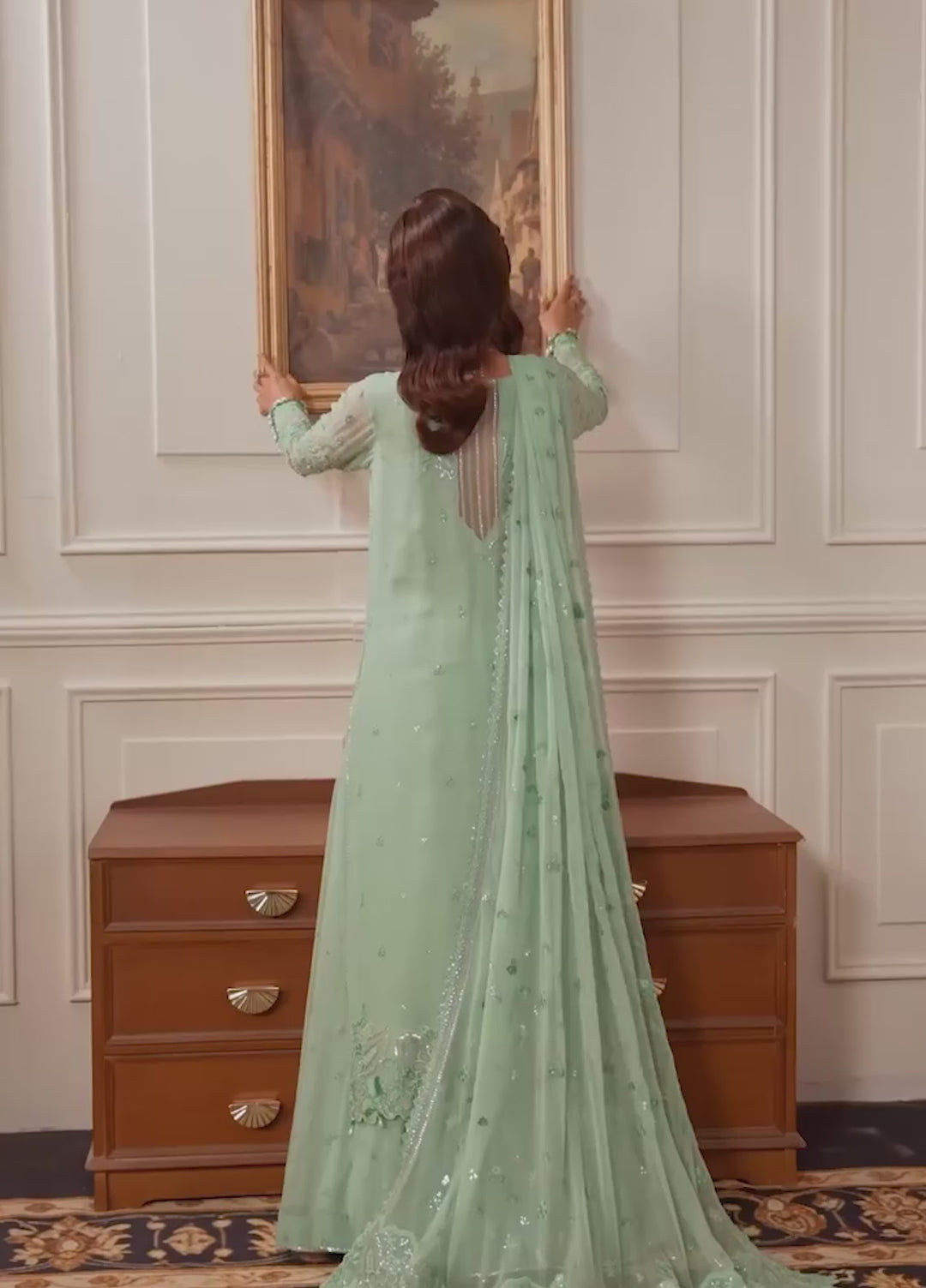 Check In by Zarizaa Unstitched Embroidered Chiffon 3 Piece Suit REGALIA Festive Collection