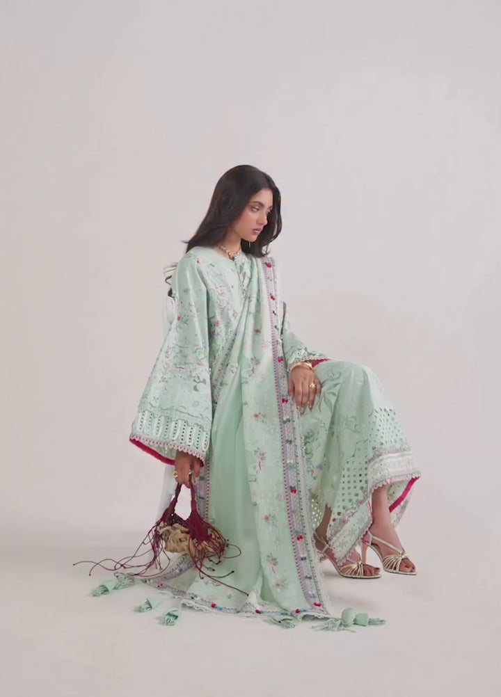 Suffuse Unstitched Embroidered Lawn 3 Piece Suit SSY26ULE Seroli - Eid Collection