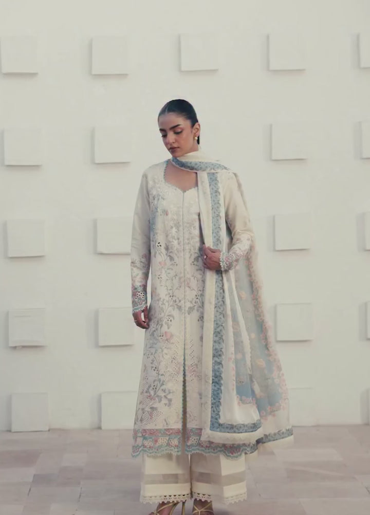 Sunspell by Afrozeh Unstitched Embroidered Lawn 3 Piece Suit AF26USL NURELLE ZWU-0113-3PO - Festive Collection
