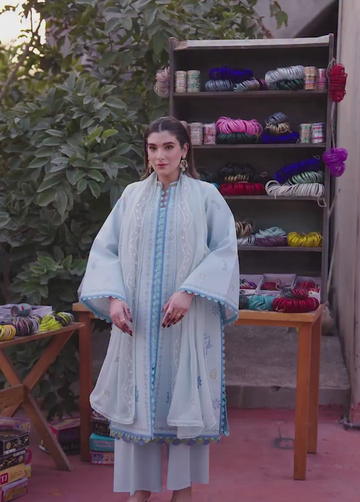 Satrangi by Mahnur Unstitched Embroidered Lawn 3 Piece Suit MN26ULS S-02 - Summer Collection