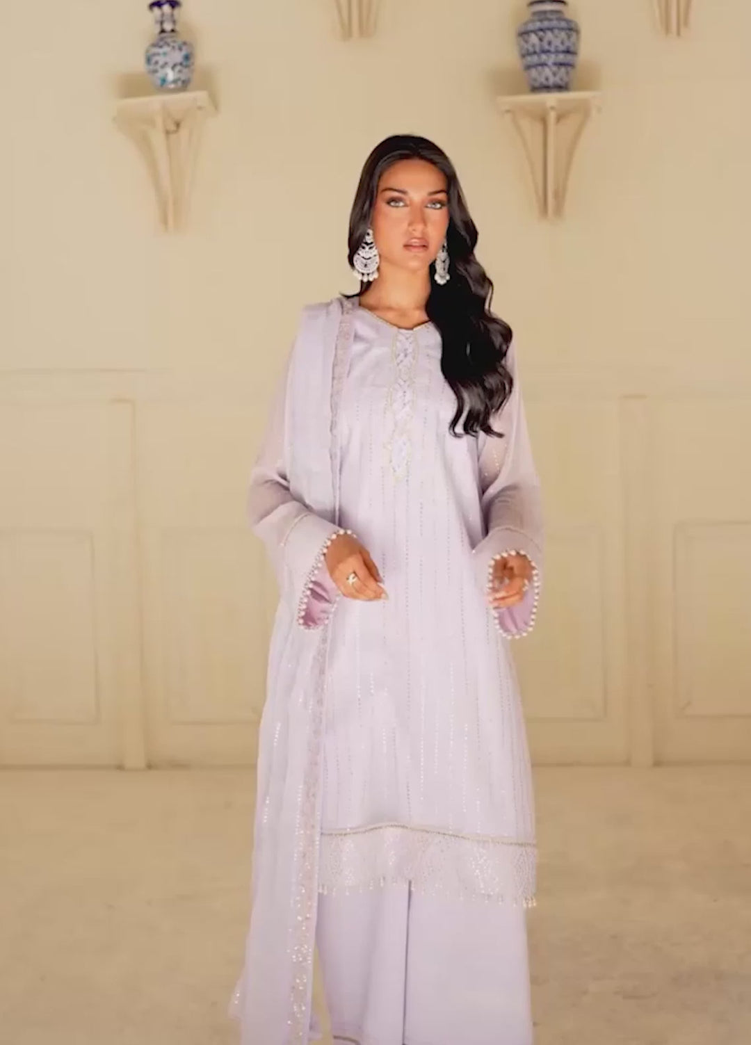 Salitex Unstitched Embroidered Chiffon 3 Piece Suit SUNS8CH502 Festive Collection