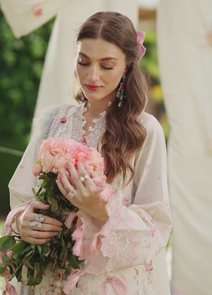 Feerie by Sundas Ahad Unstitched Embroidered Lawn 3 Piece Suit SNA26ULF Fiora ELL-01 - Eid Collection