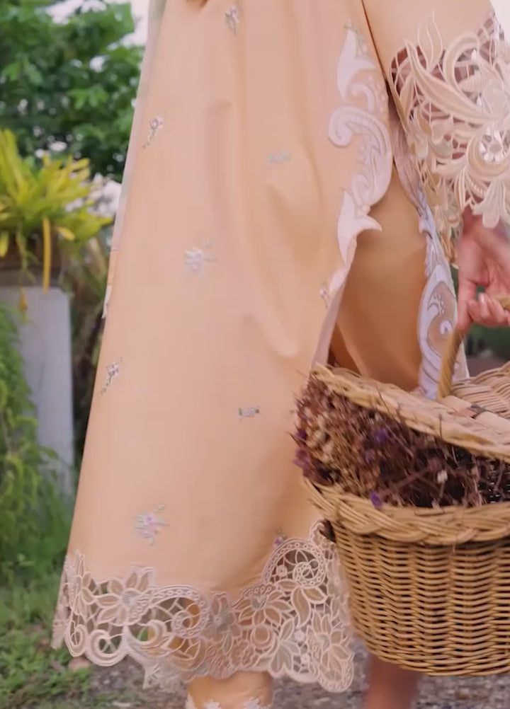 The Secret Garden by Mushq Unstitched Embroidered Lawn 3 Piece Suit MU26ULSG Wisteria Veil HUNSS260205 - Festive Collection