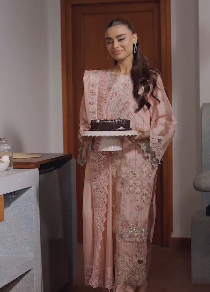 Versa by Asifa and Nabeel Unstitched Embroidered Lawn 3 Piece Suit AN26UVL VUL26-08 Crimson Courage - Festive Collection