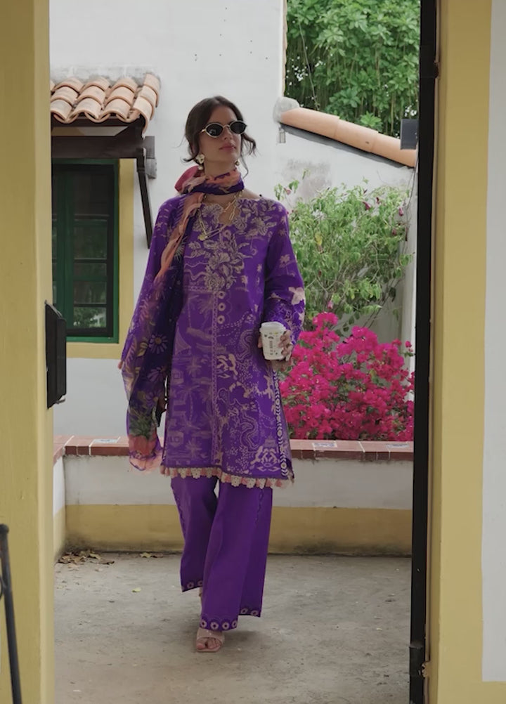 Mirasol by Mushq Embroidered Cambric Suits Unstitched 3 Piece MQ25MH D-04 B Alma Mia - Summer Collection