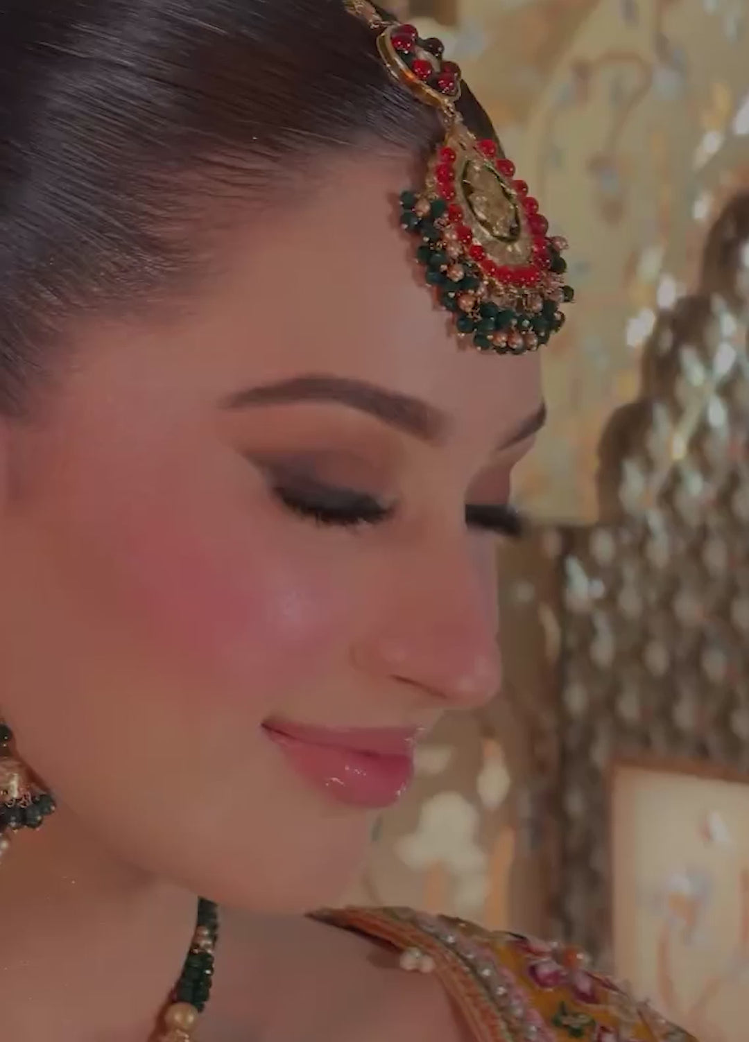 Tehwaar by Anayra Amal RTW Embroidered Net 3 Piece Suit Henna Wedding Collection