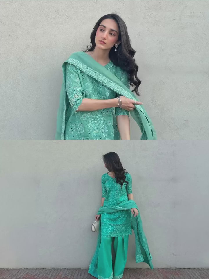 Aik Atelier Unstitched Embroidered Lawn 3 Piece Suit AIK26ULF B2603A - Festive Collection