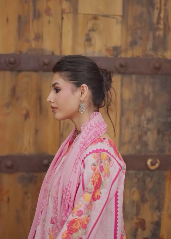 Combination by Charizma Unstitched Embroidered Lawn 3 Piece Suit CHR26UCL CC6-26 - Festive Collection
