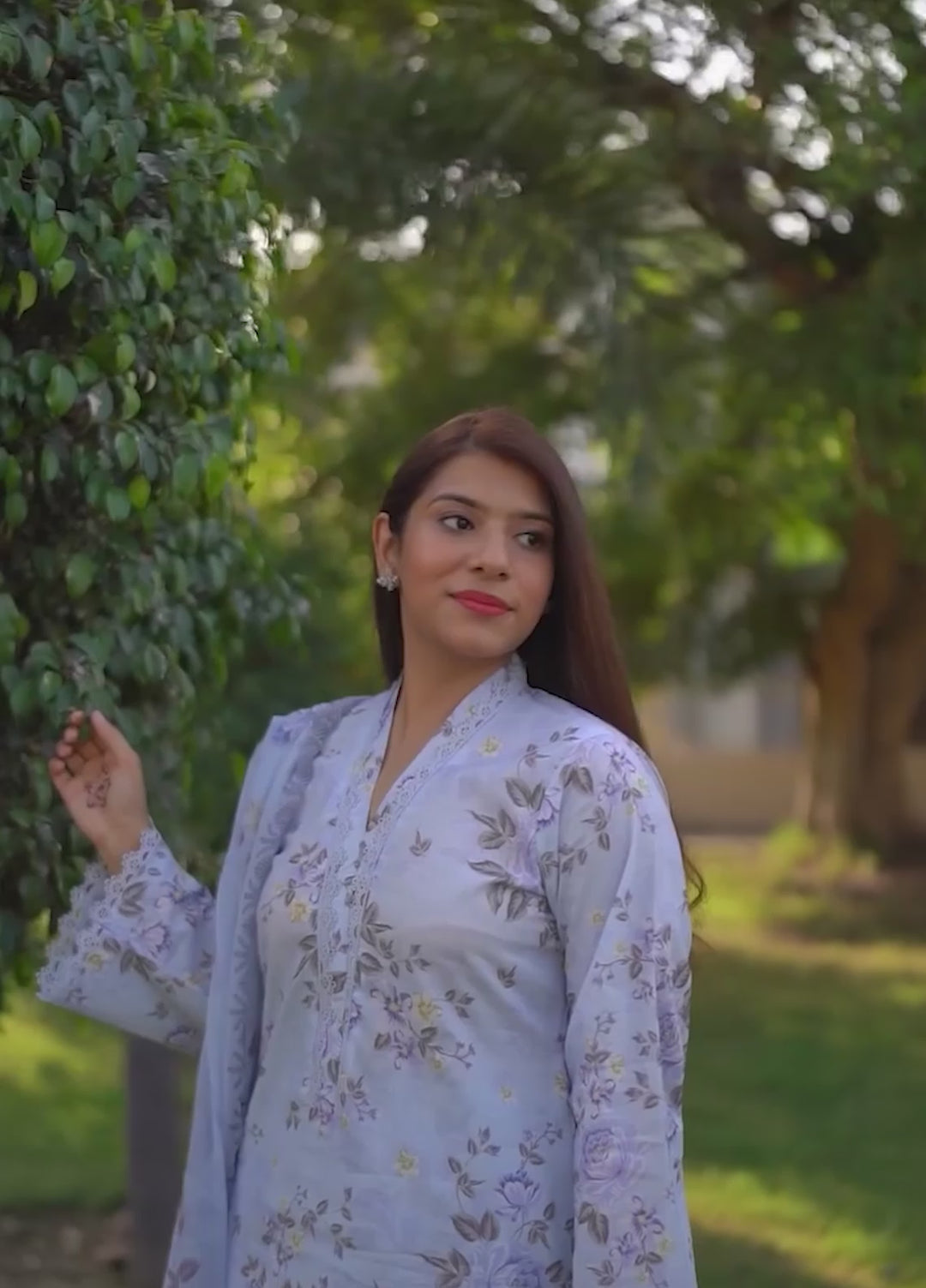 Ileen by naba bilal Unstitched Printed Lawn 3 Piece Suit IN26UPL Dina - Casual Collection