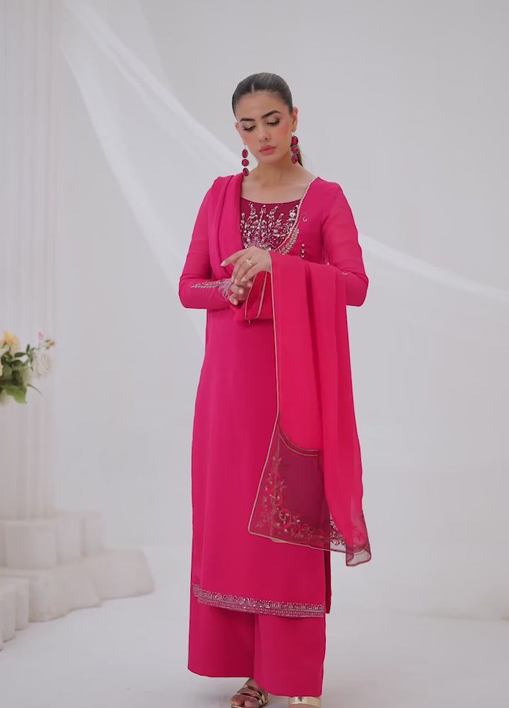 Silk Ivy by Jamnii Pret Embroidered Silk 3 Piece Suit Muse