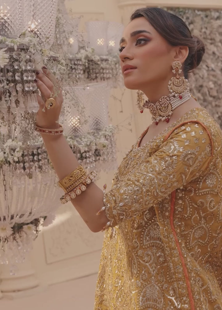Aik Atelier Embroidered Net Suits Unstitched 3 Piece AIK25EF Vl1 Look-08 - Formals Collection