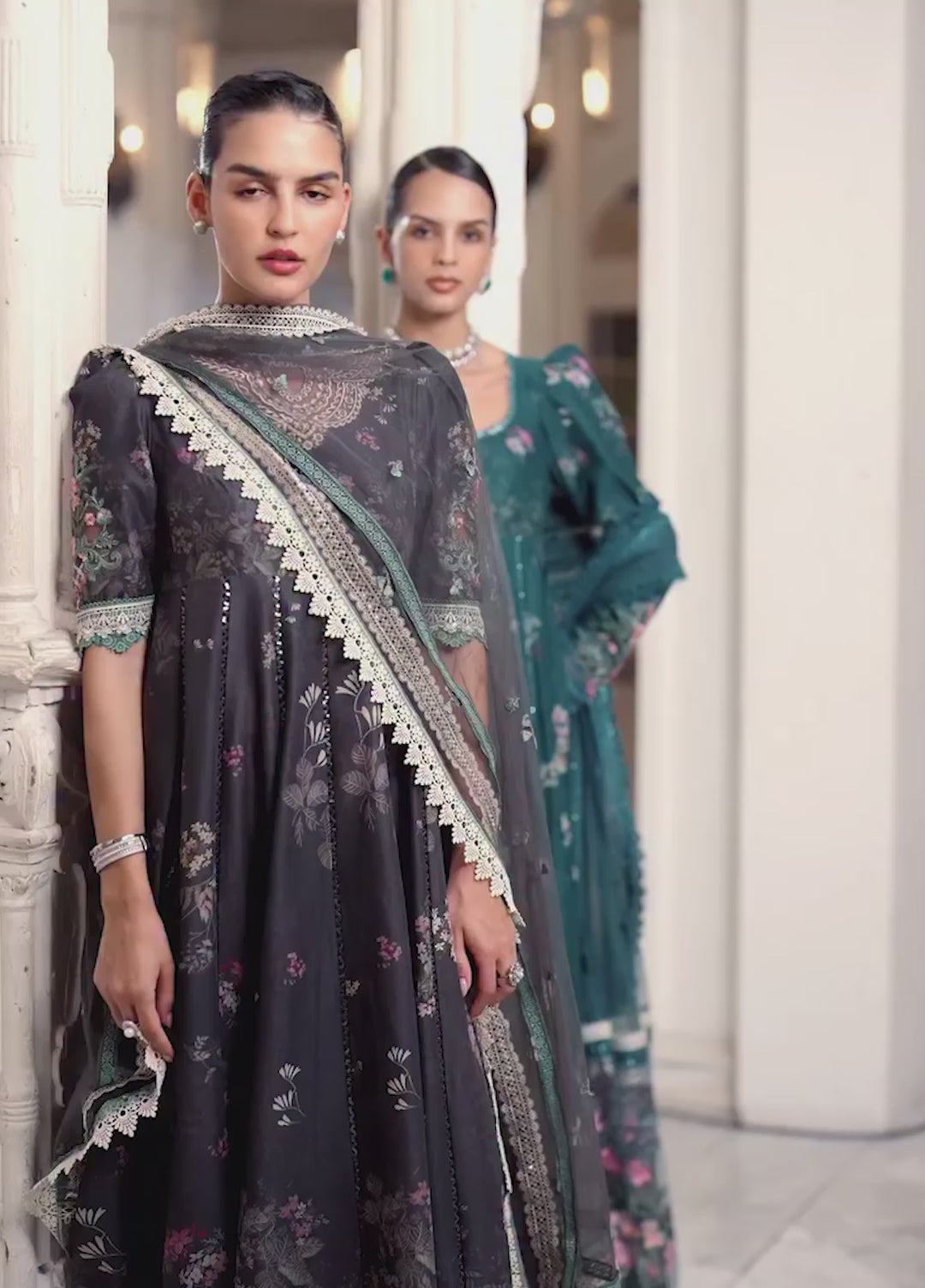 Sobia Nazir Unstitched Embroidered Luxury Lawn 3 Piece Suit SN26ULE D-10 A - Eid Collection