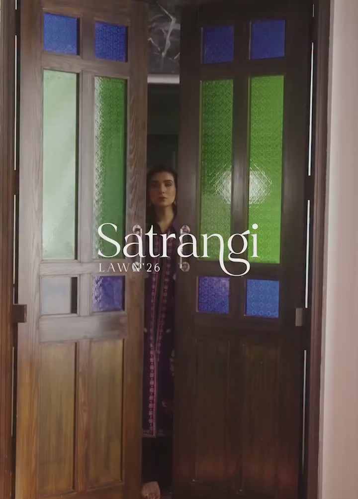 Satrangi by Mahnur Unstitched Embroidered Lawn 3 Piece Suit MN26ULS S-04 - Summer Collection