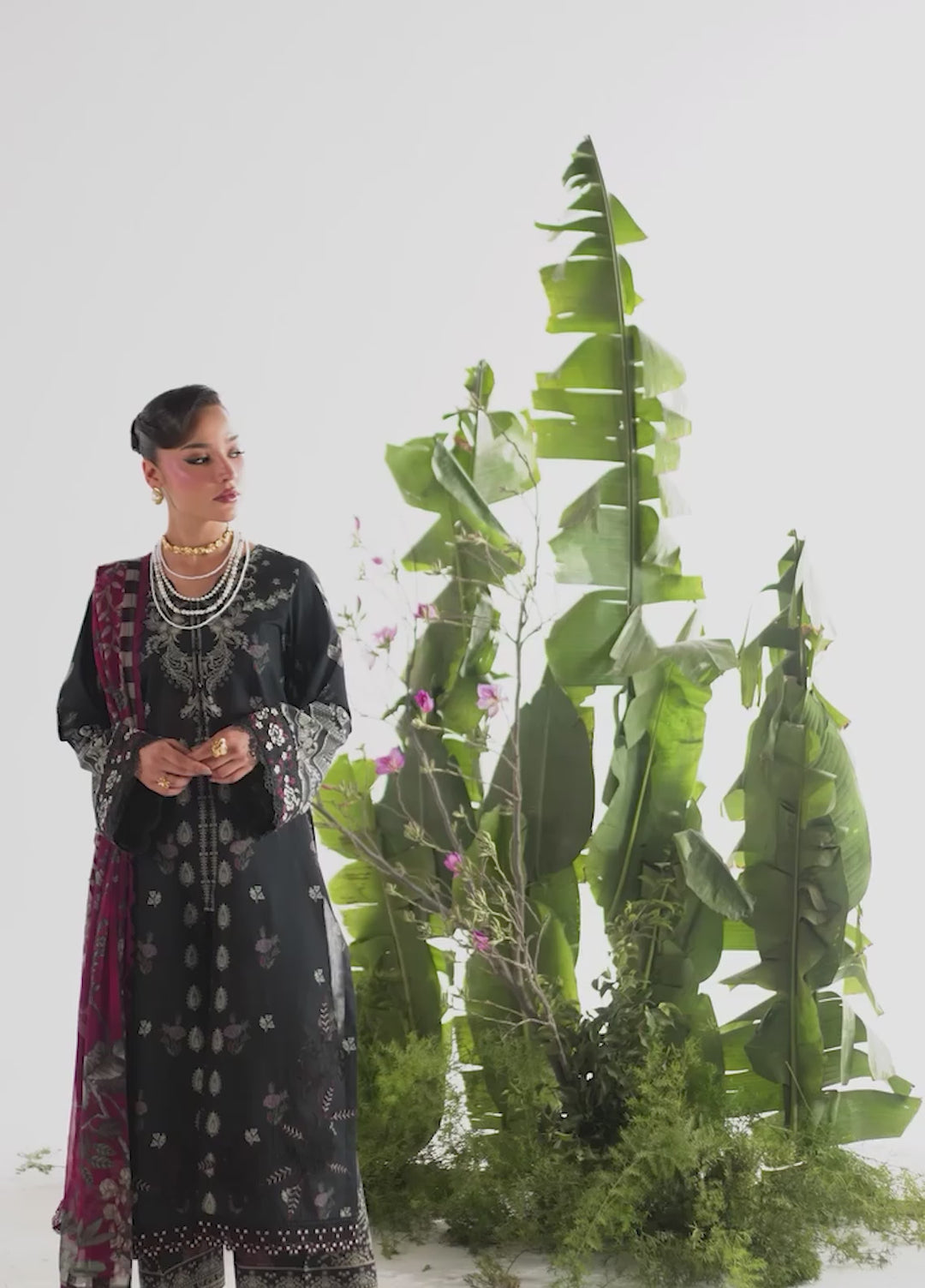 Daily Delight by Nureh Unstitched Embroidered Lawn 3 Piece Suit NU26UDDL DD-32 - Summer Collection