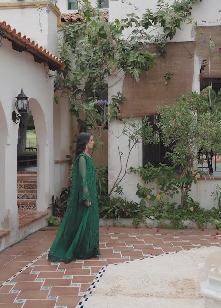 Lumiere by Saira Rizwan Unstitched Embroidered Bamber Chiffon 3 Piece Suit SR26ULF Poise SRL26-03 - Festive Collection
