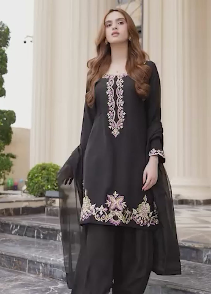 Jasmine by Fajr Khan Women Hand work 3 Piece Suit Doria - Festive Collection