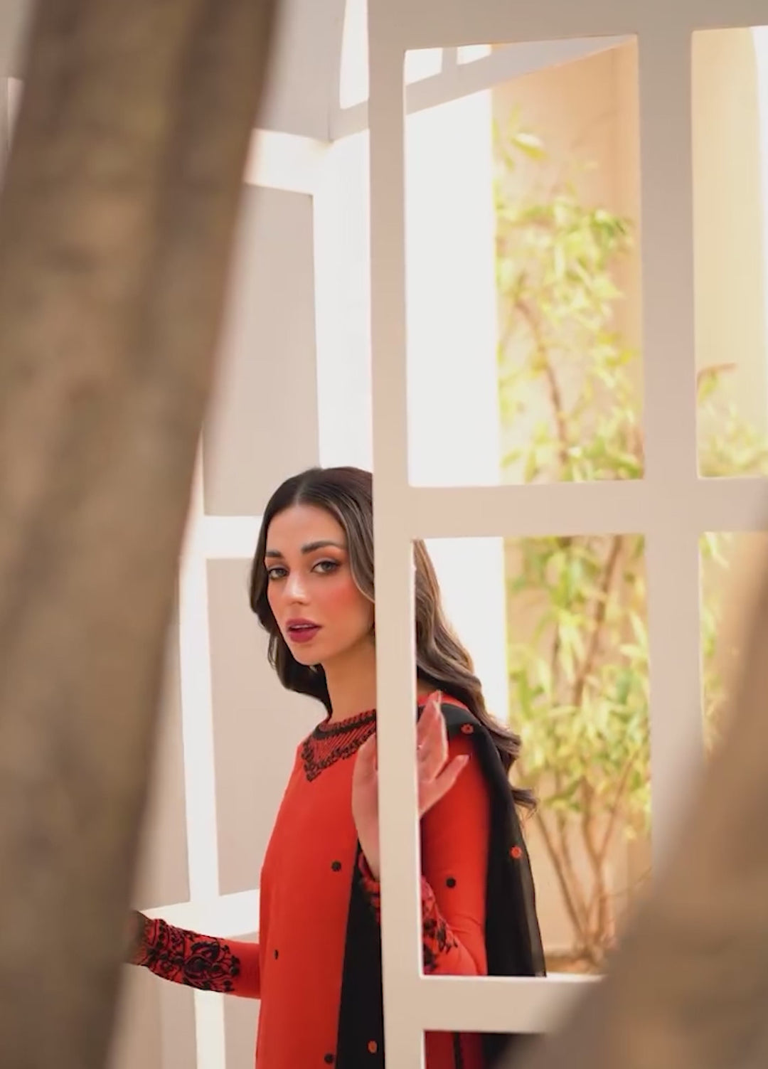 Tabeer by Zarif Unstitched Silk Embroidered 3 Piece Suit ZR26UT ZE-TS-05 SANGRIA - Winter Collection