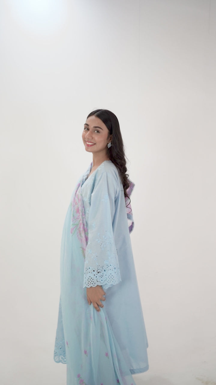 Zyna RTW Embroidered Lawn 3 Piece Suit ZY26ULS Lirra - Summer Collection