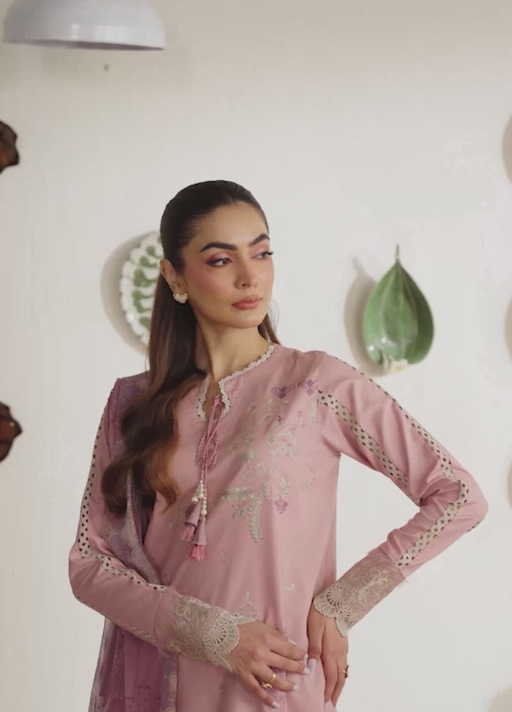 Zync by Florent Unstitched Embroidered Lawn 3 Piece Suit FL26ULZ FZ-6A - Summer Collection