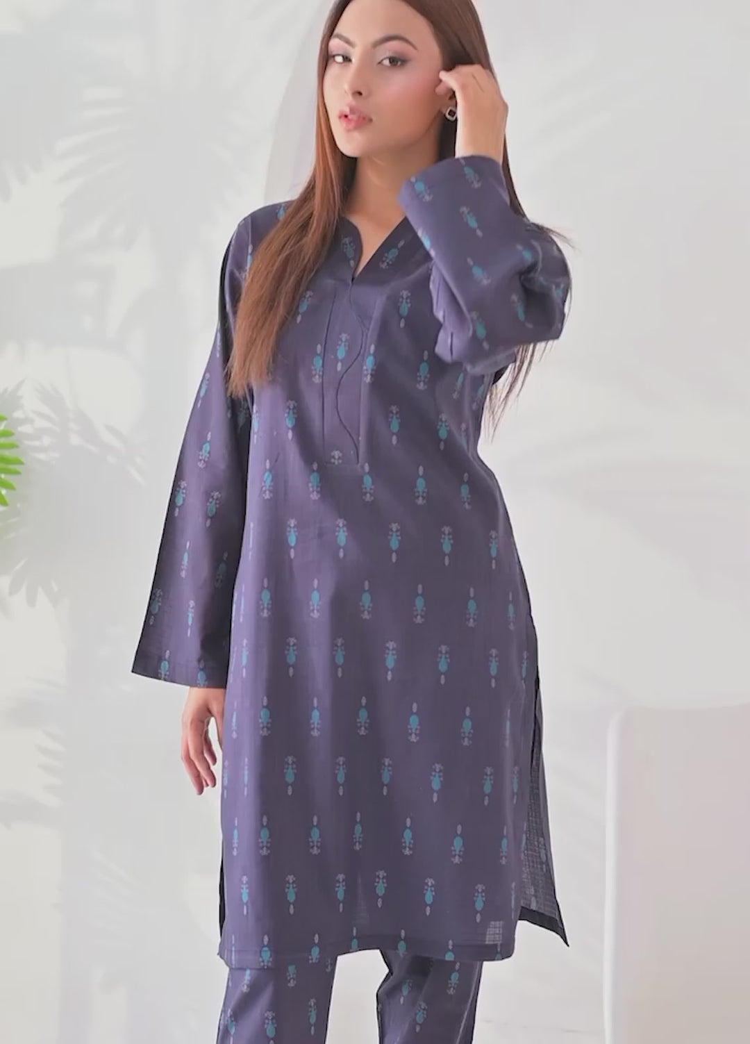 Silcot Women RTW Printed Lawn 2 Piece Suit Noor-e-Neel - Casual Collection