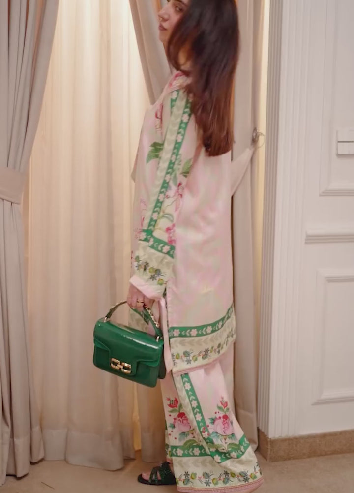 Karashe Women Pret Printed Blended Lawn Co-Ord Sets Blush - Summer Collection