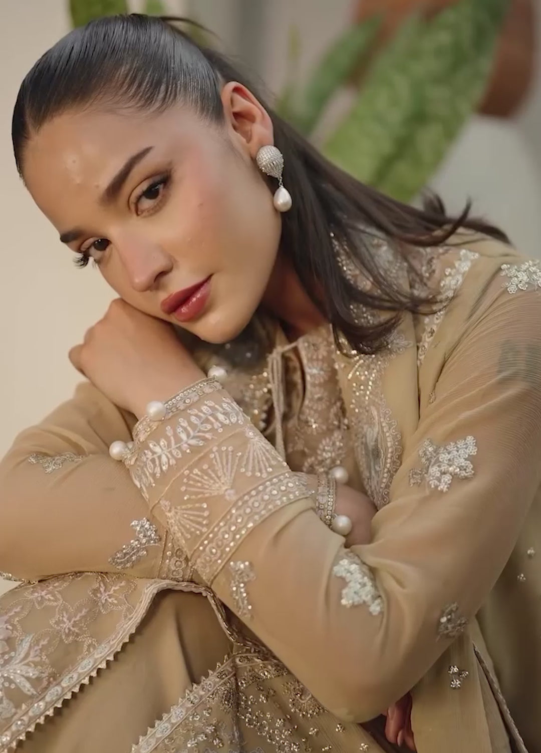 Heirloom by Daria Unstitched Embroidered Chiffon 4 Piece Suit DC26UCH DA-57 - Festive Collection