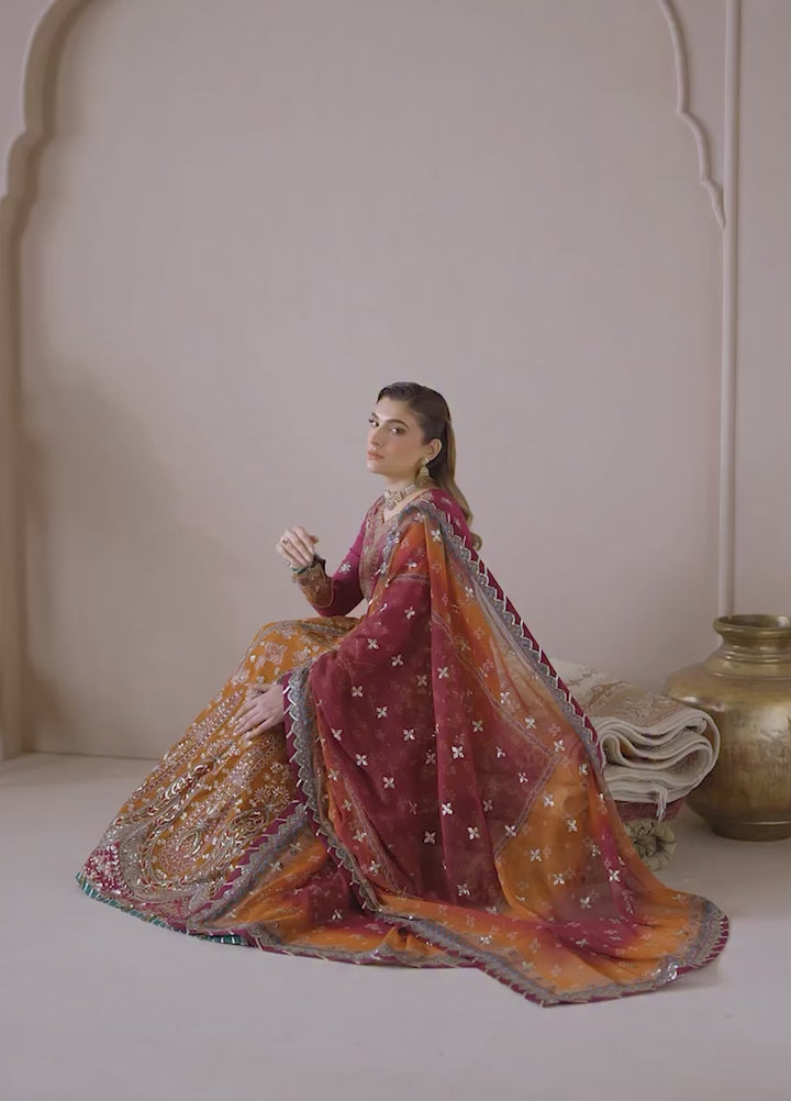 Xenia Formals Unstitched Embroidered Chiffon 3 Piece Suit XF26UF 03-IBTIHAL - Festive Collection