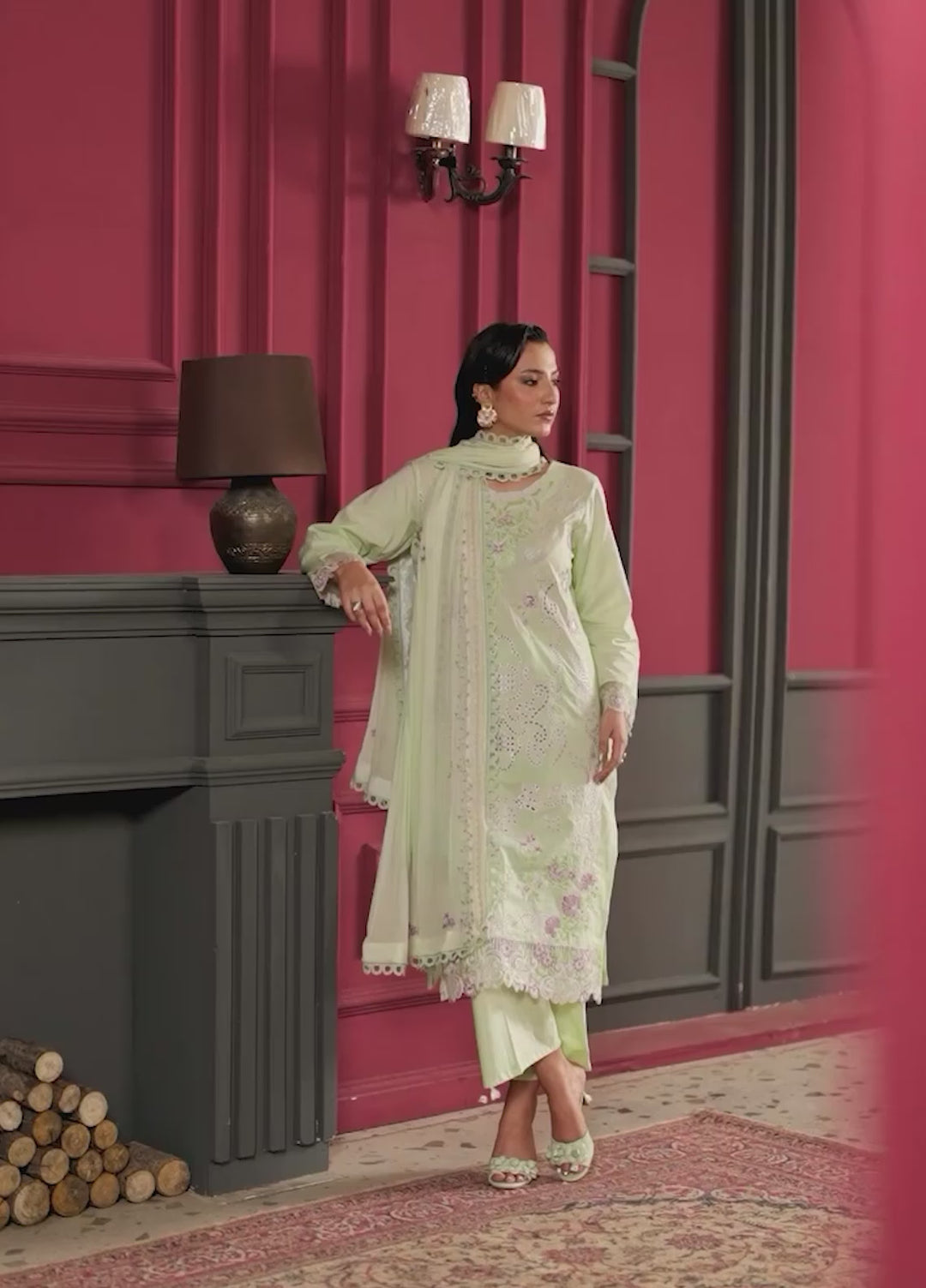 Noore by Ayleen Unstitched Embroidered Lawn 3 Piece Suit AY26ULN Raania - Eid Collection