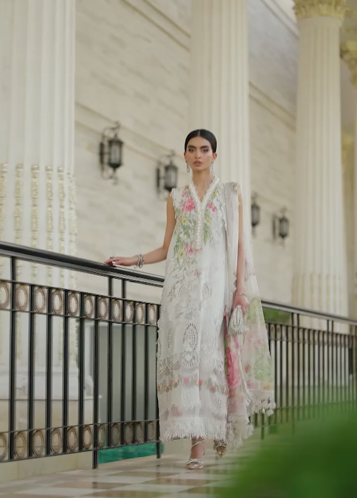 Maria B Unstitched Embroidered Lawn 3 Piece Suit MB26ULE D3 - Eid Collection