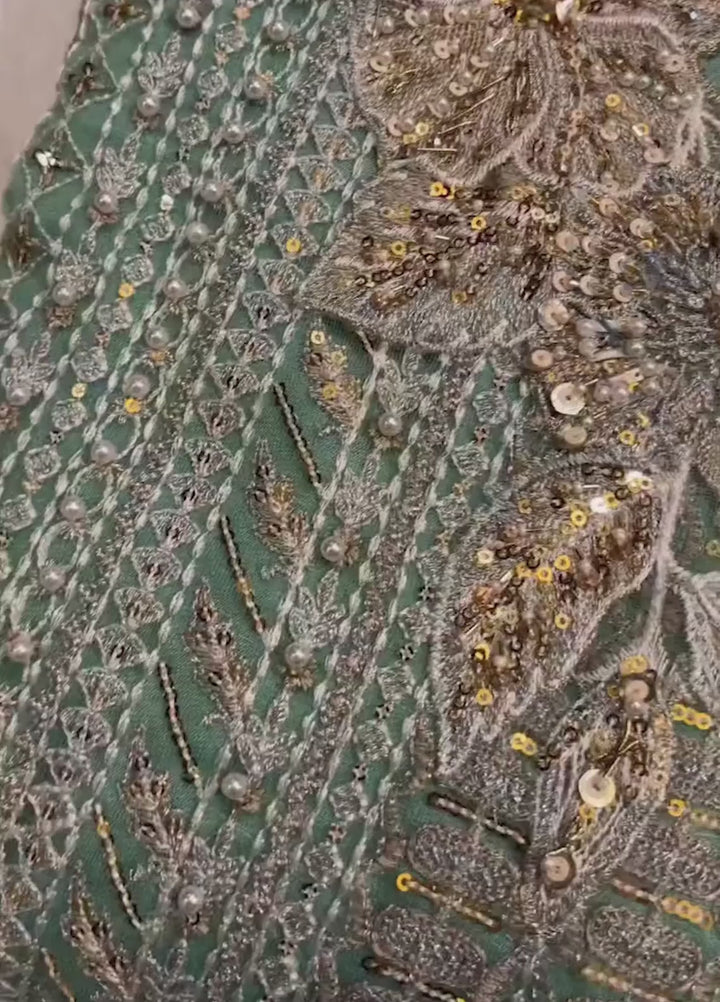 Lavie Haute by Esmel Unstitched Wedding Embroidered Net Suits 3 Piece EML25WU D-105 Marelie - Wedding Collection