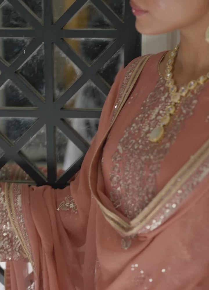 Maison d'or by Sahane RTW Embroidered Chiffon 3 Piece Suit CT 27006P Sorelle - Festive Collection