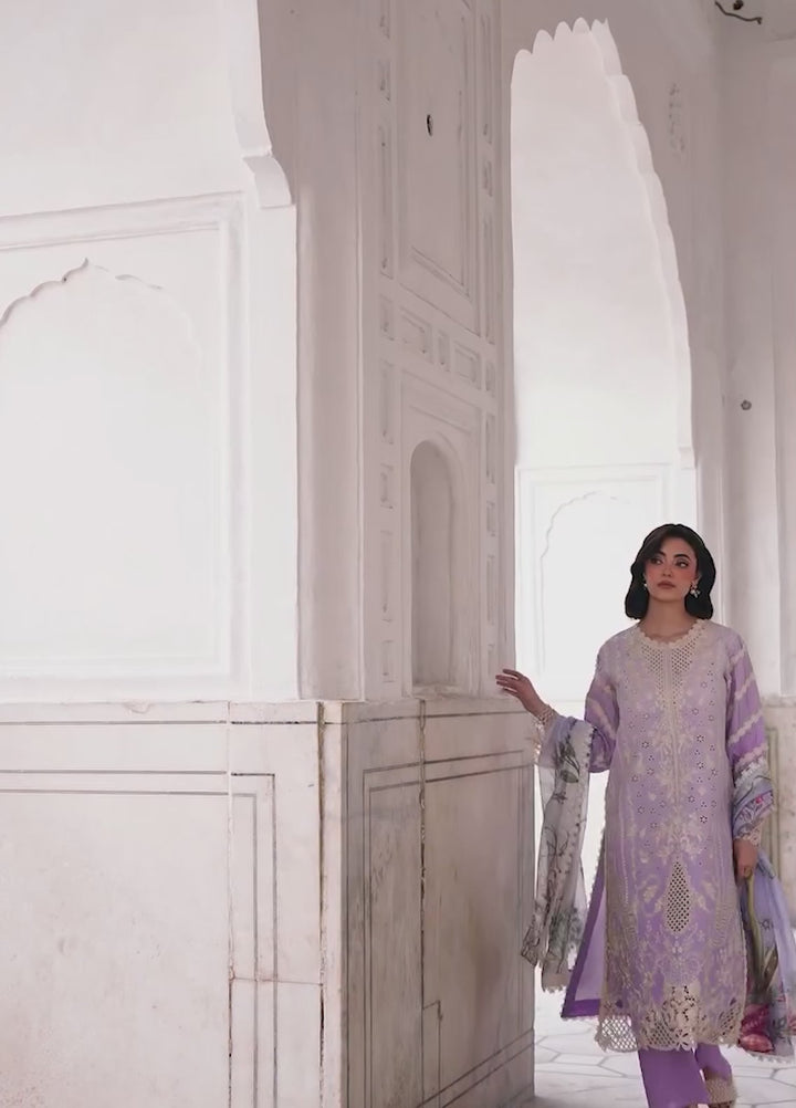 Nilofer by Mahnur Unstitched Embroidered Luxury Lawn 3 Piece Suit MN26ULN N-5 - Summer Collection