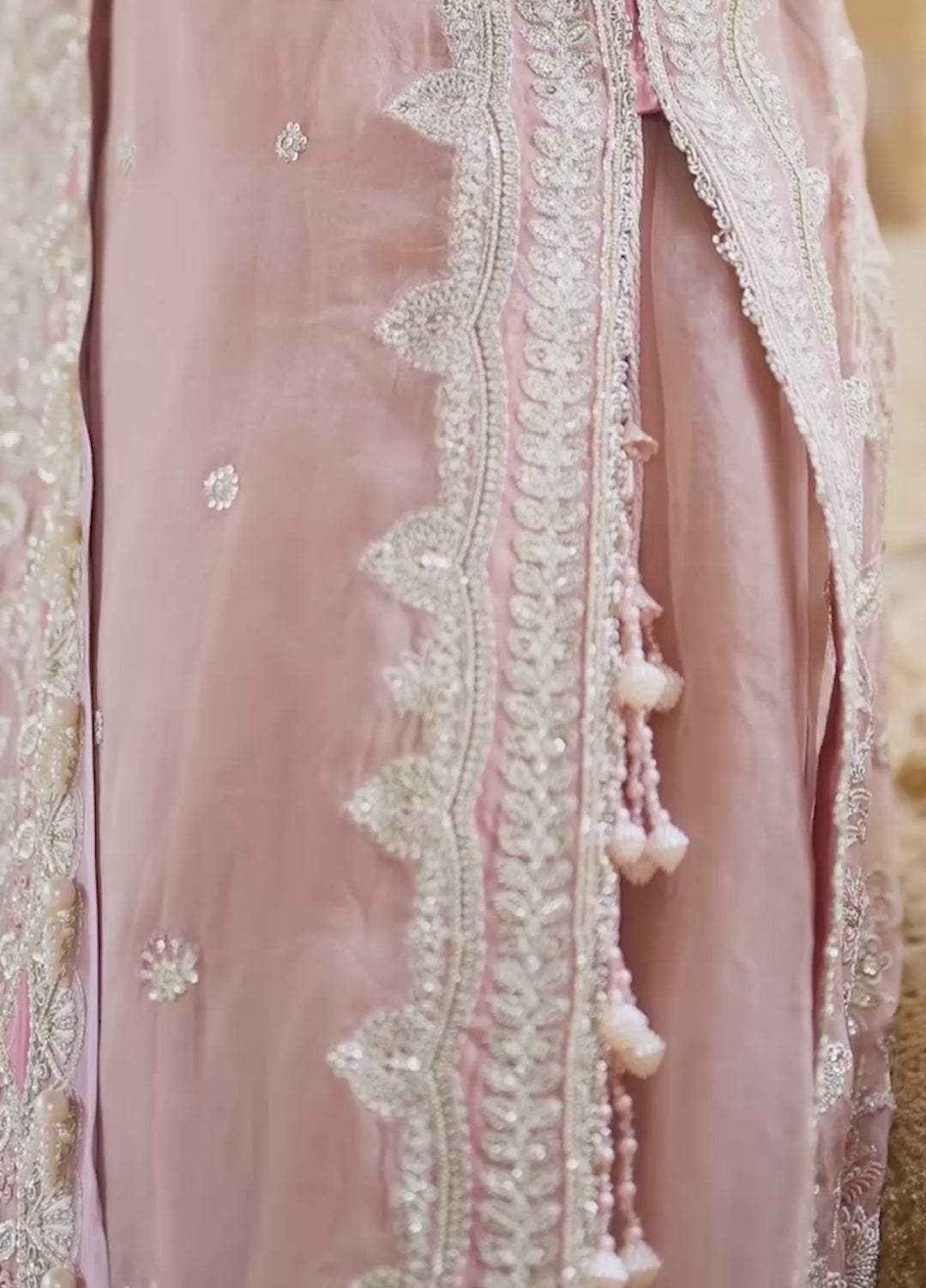 Dastangoi by Afrozeh Unstitched Embroidered Organza 3 Piece Suit AF26UDW Dastaan-E-Noor FW01212 - Wedding Collection