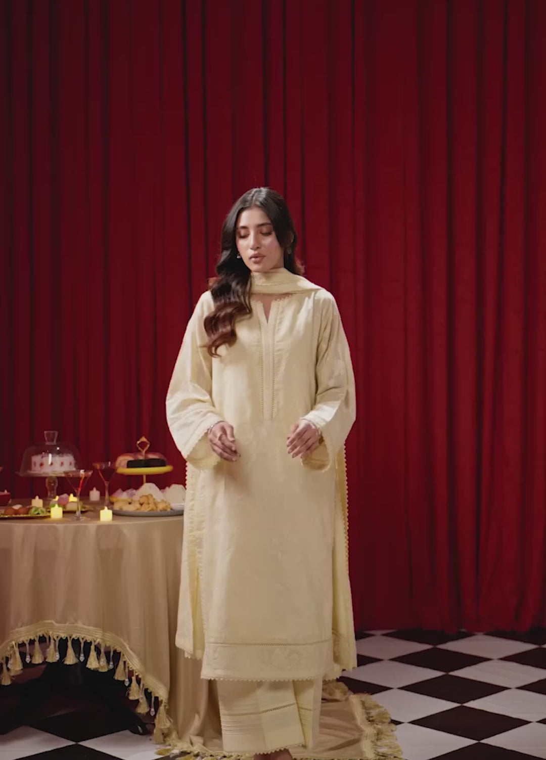 Freesia by Zouj Unstitched Embroidered Cotton 3 Piece Suit ZJ26UFC SUNLIT GOLDEN ZCS-00022 - Festive Collection