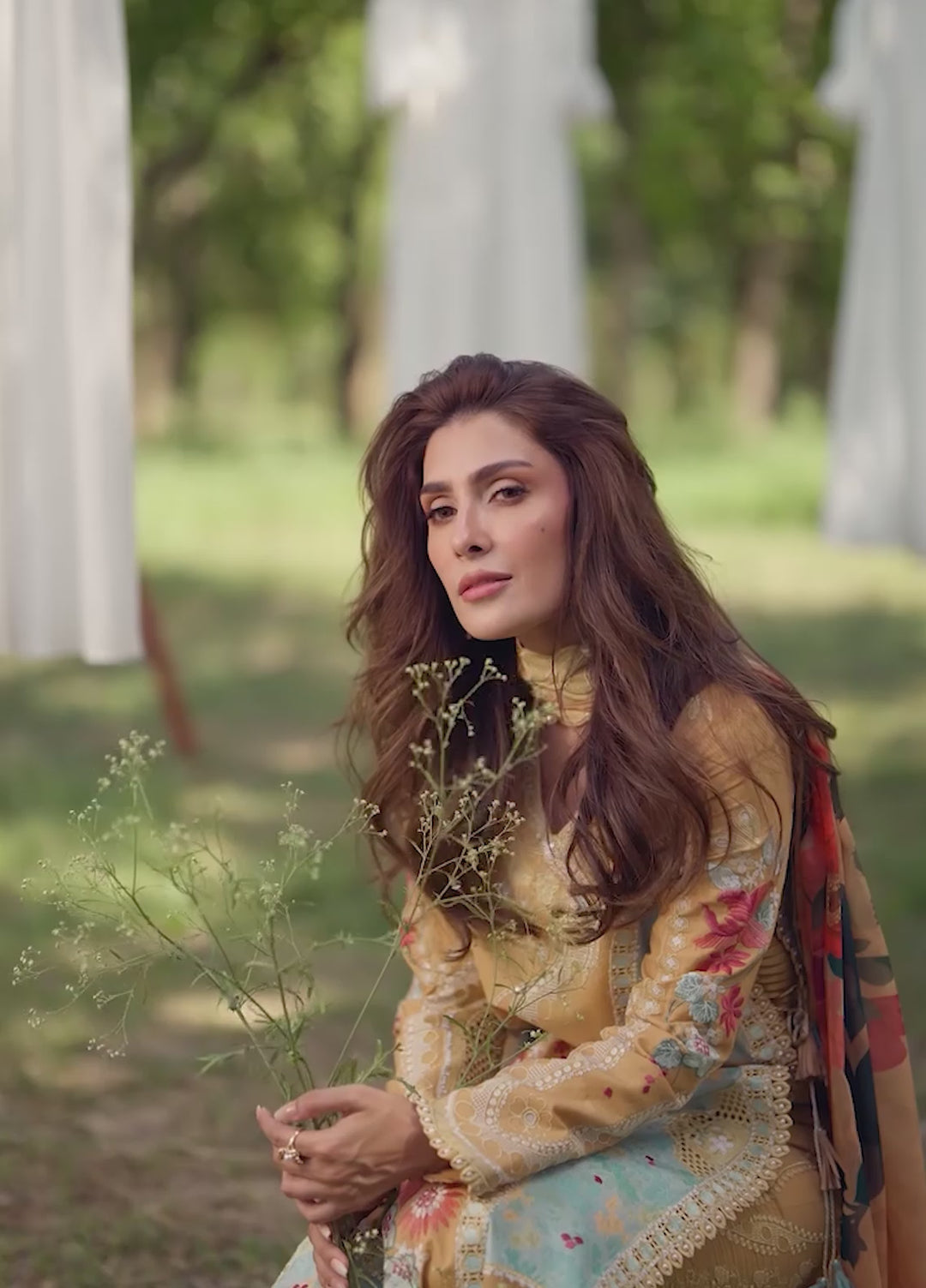 A-Lawn by Afrozeh Unstitched Embroidered Lawn 3 Piece Suit AF26UAL Leial FWU-0069-3PO - Eid Collection