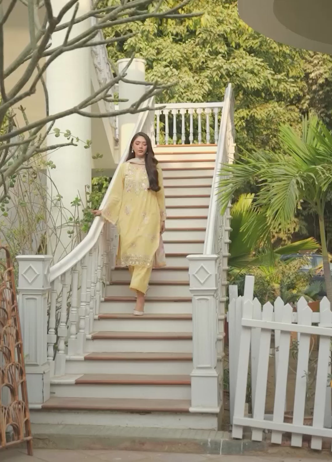 Lamhay by Dhanak Pret Swiss Voile 3 Piece DHN26PSV DC-2578 - Summer Collection