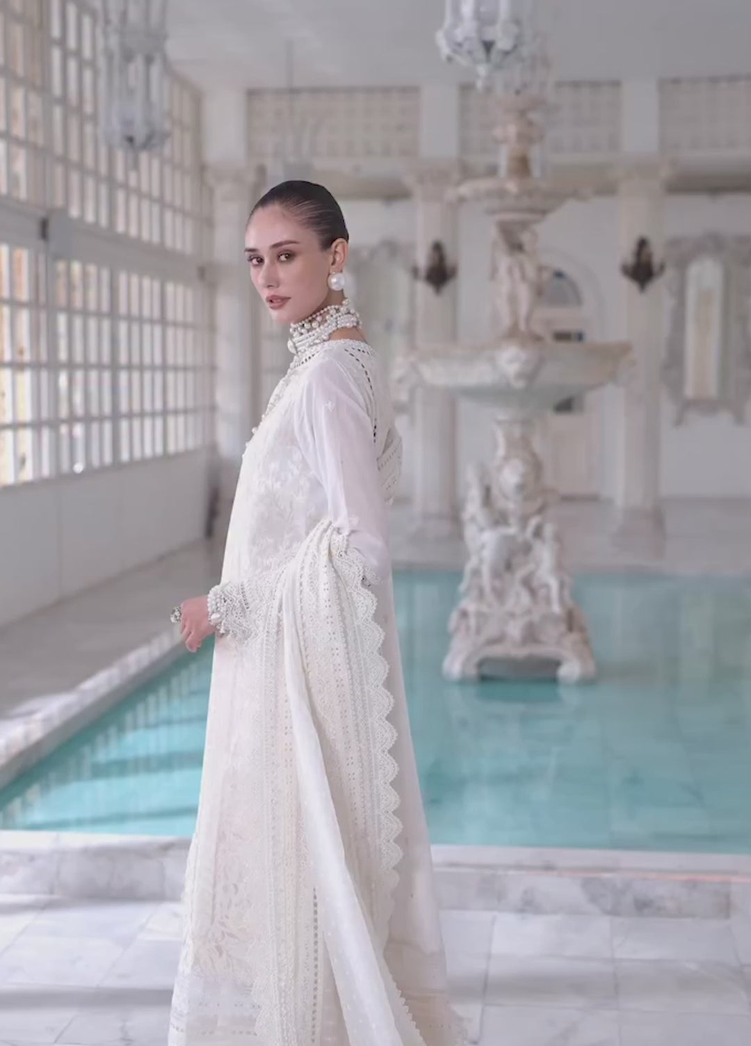 Sobia Nazir Unstitched Embroidered Luxury Lawn 3 Piece Suit SN26ULE D-09 A - Eid Collection