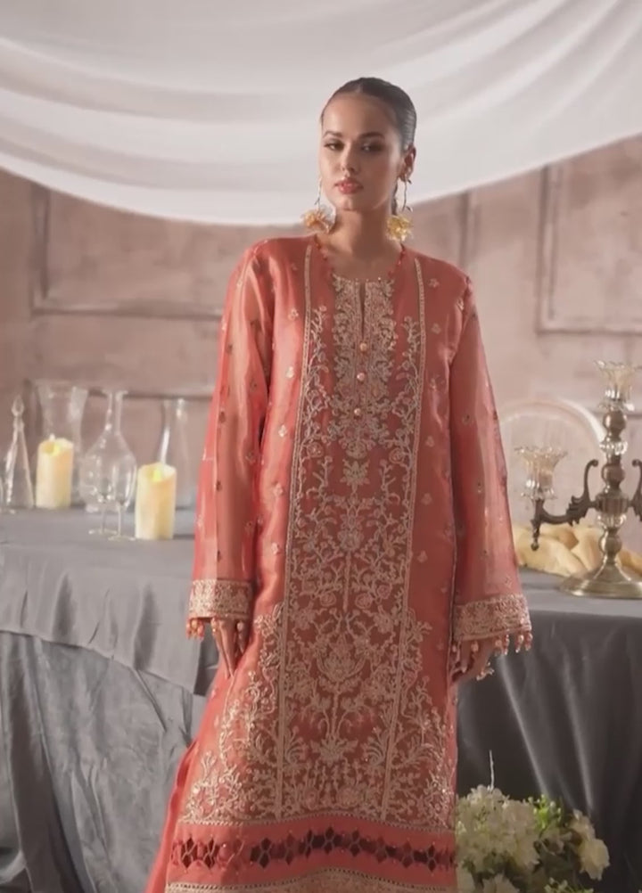 Jihan by Salitex Embroidered Cotton Net Suits Unstitched 3 Piece SUNW6JI002UT - Festive Collection