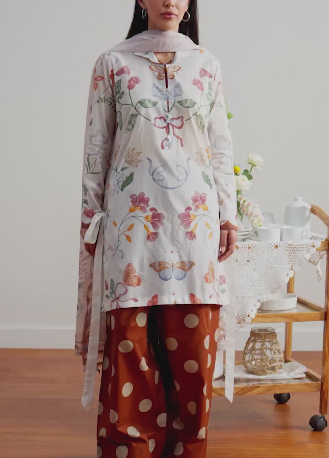 Coco by Zara Shahjahan Unstitched Printed Lawn 3 Piece Suit CZS26ULV YUKI-8A - Summer Collection