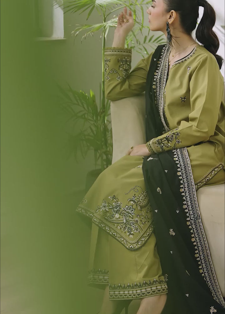 RajBari Women RTW Embroidered Lawn 3 Piece Suit RB26PLE Ayla (09) - Eid Collection