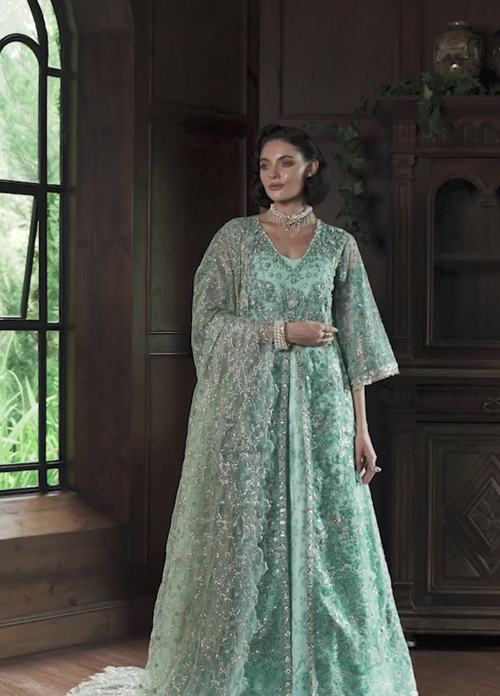 Inception by Mushq Embroidered Net Suits Unstitched 4 Piece MQ25IW D-02 Endless Love - Wedding Collection