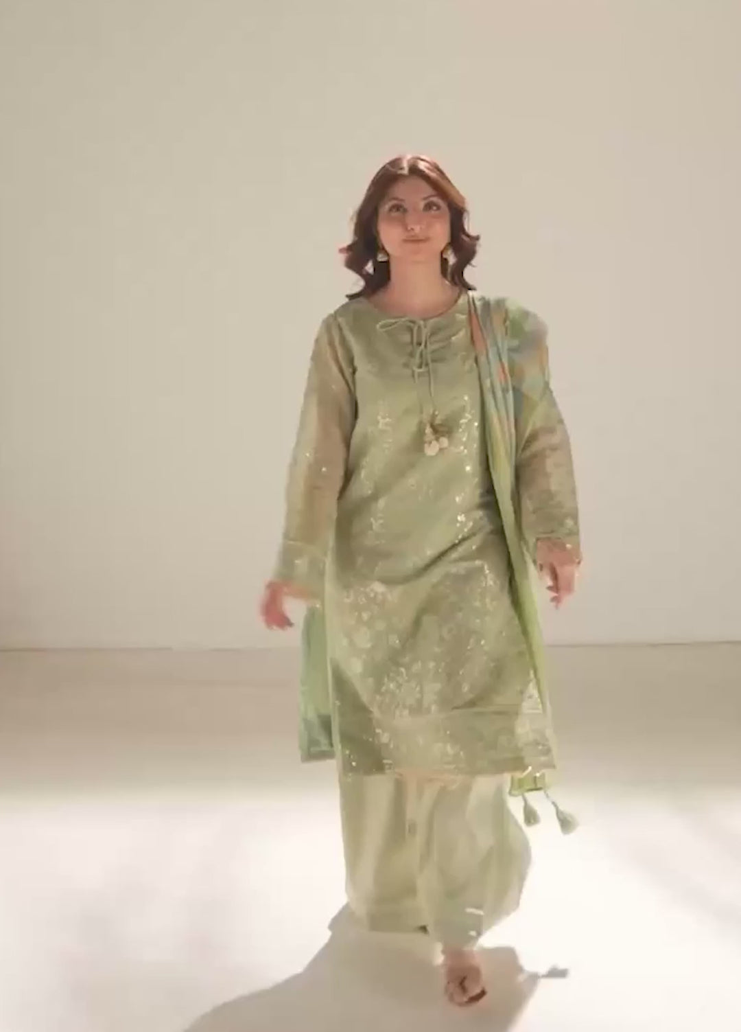 Salitex Unstitched Embroidered Cotton Net 3 Piece Suit SUNW7NO099 - Festive Collection