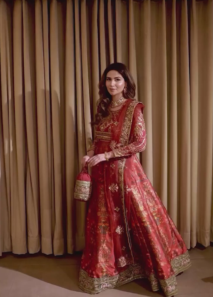 Maria Osama Khan Pret Embroidered 3 Piece Suit Zareen